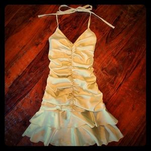 Jessica McClintock Green Halter Dress